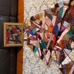Vintage Quilt & Custom Frame